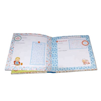 Custom baby record books kids first year memory personalized diary notebook printing